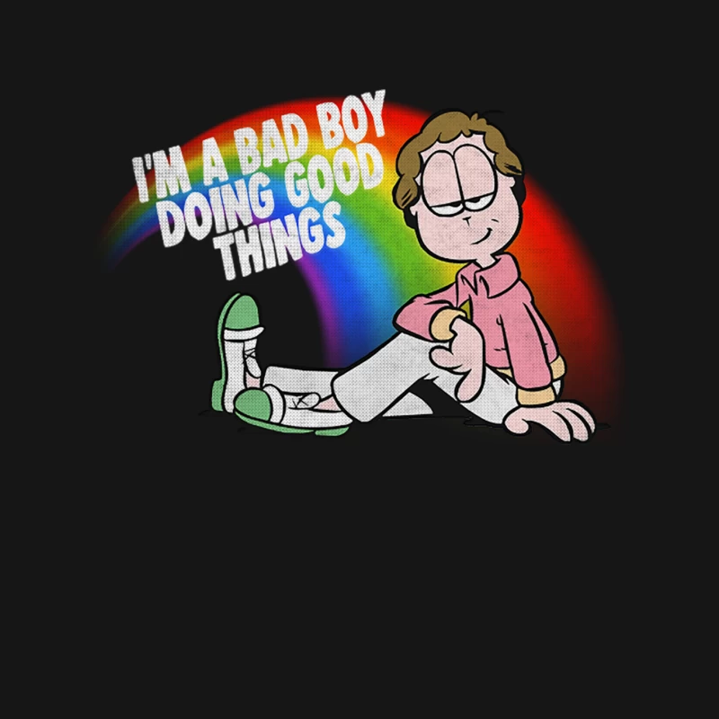 Bad Boy Sexy Jon  Vintage Look Aesthetic Meme Design Mouse Pad