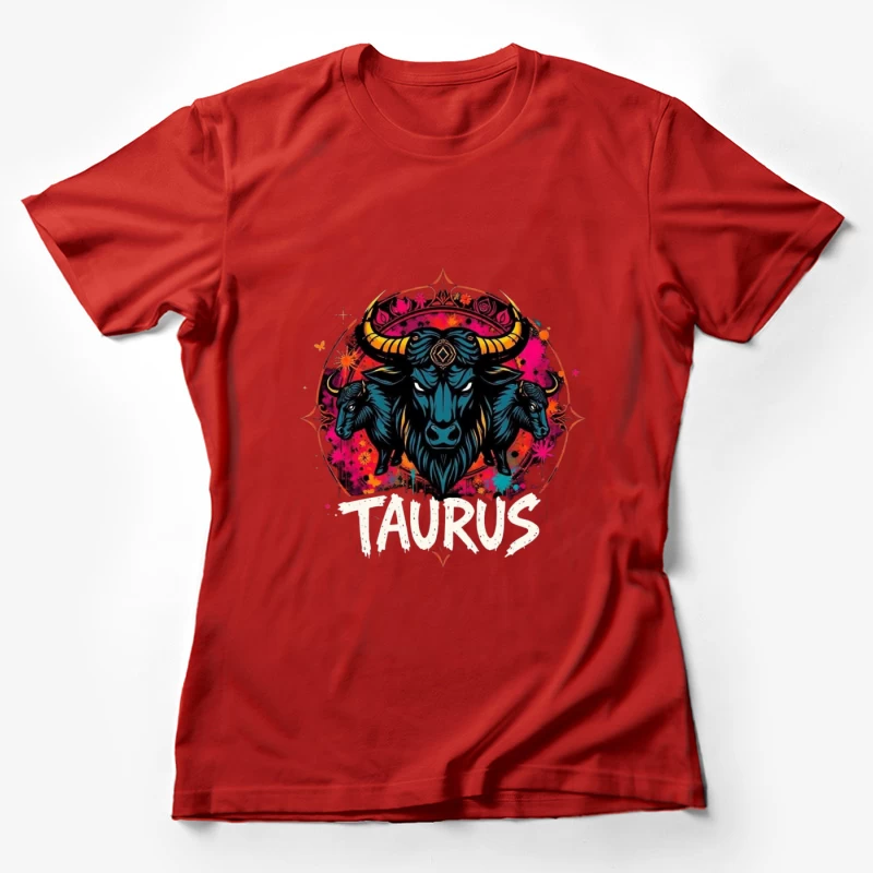 Taurus Astrology Art Female T-Shirt