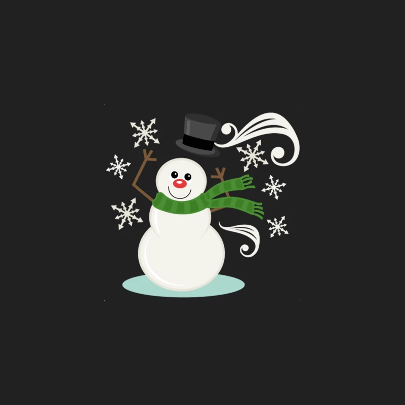 Windy Snowman Bucket Hat