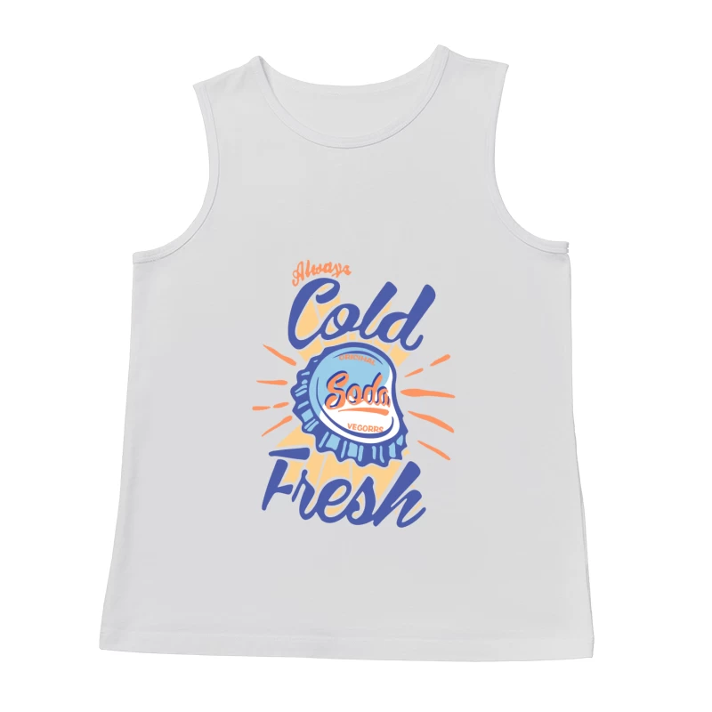 Immer kaltes frisches Original-Soda-Design Herren Tanktops