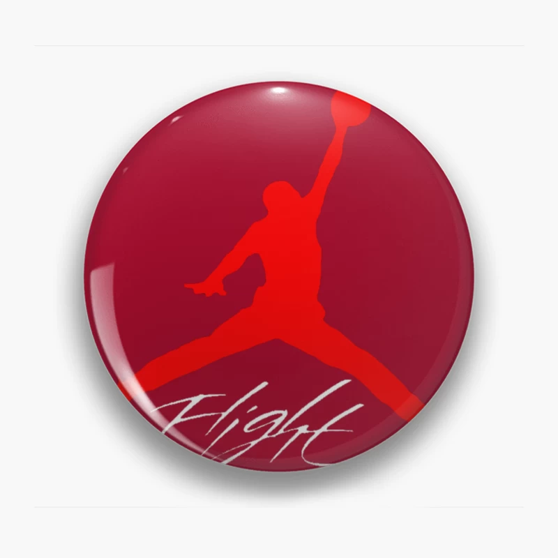 Jumpman Basketball Logo Pin