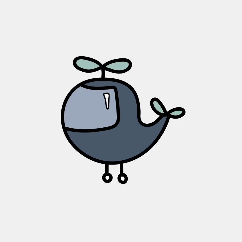 Hélicoptère dessiné mignon Homme Débardeur