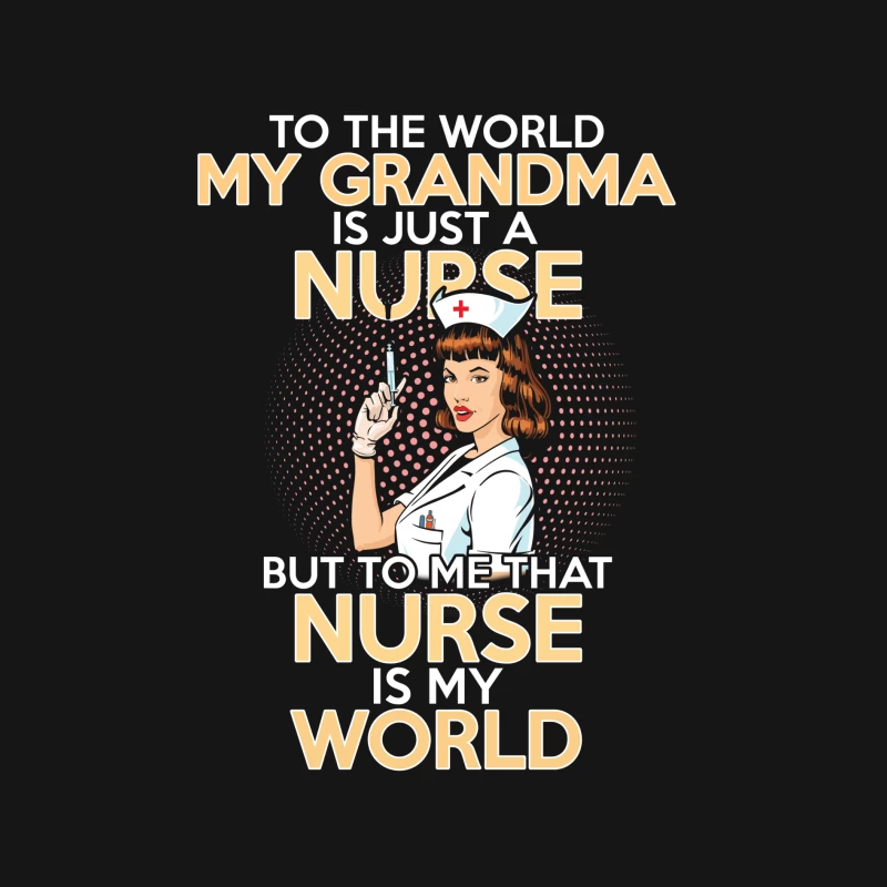 Hommage à une grand-mère infirmière Homme Manches Longues T-Shirt
