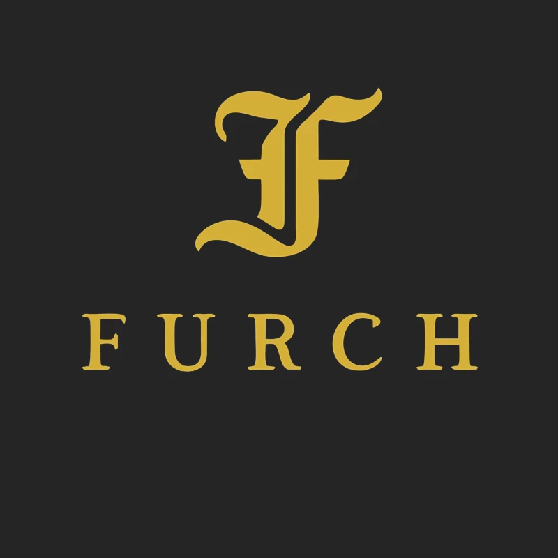 Furch Gold Logo - Luxury Minimalist Typography Design Male Pullover Sweatshirt