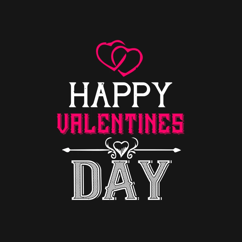 Cartolina di San Valentino con cuori Maglietta Uomo