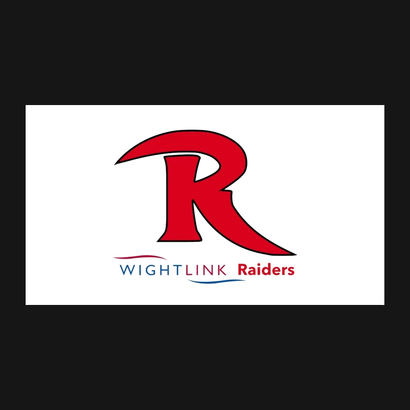 Wightlink Raiders Sports Team Logo with Red R Desk Mat