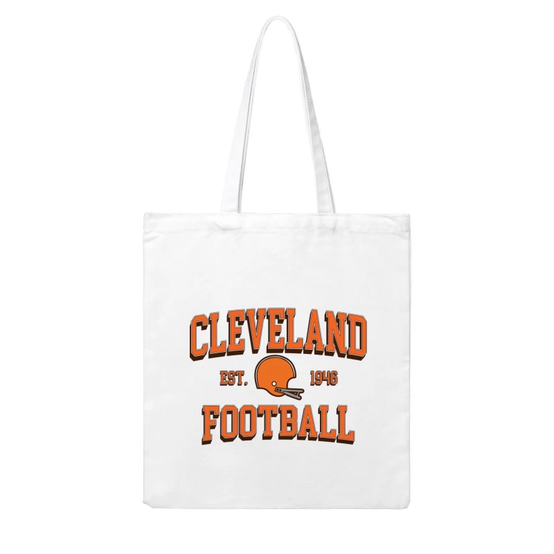 Cleveland Browns NFL Football Team Vintage Logo Est. 1946 Cotton Tote Bag