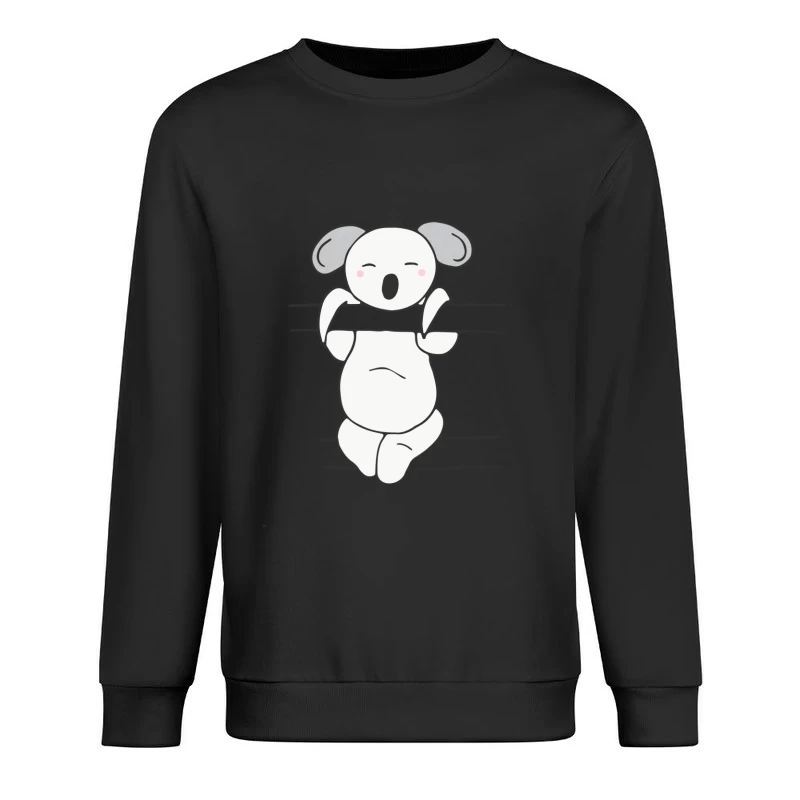 Koala mignon bâillant Homme Sweat-shirt à enfiler