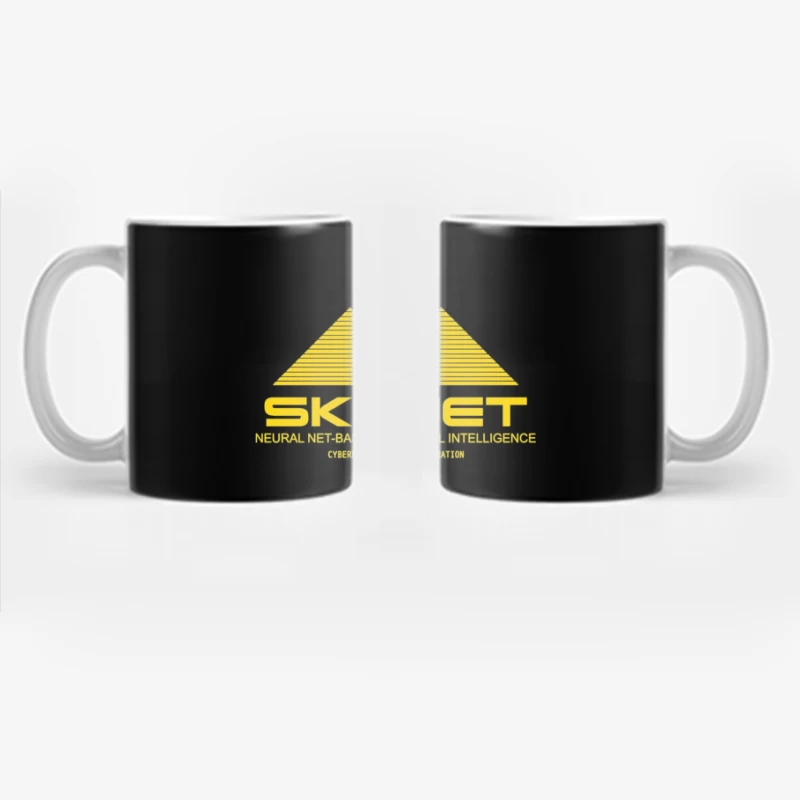 Skynet Corporate Logo - Cyberdyne Systems AI Technology Coffee Mug