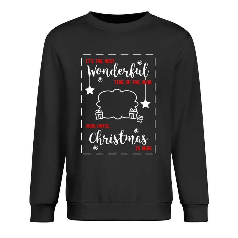Compte à rebours de Noël joyeux Homme Sweat-shirt à enfiler