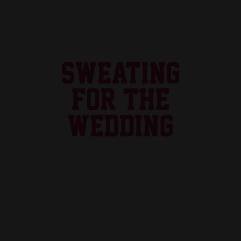 SWEATING FOR THE WEDDING Desk Mat