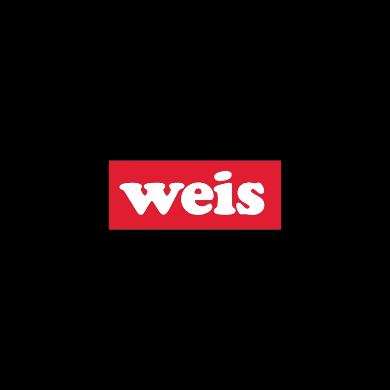 Weis Markets White Logo on Red Background iPhone Case