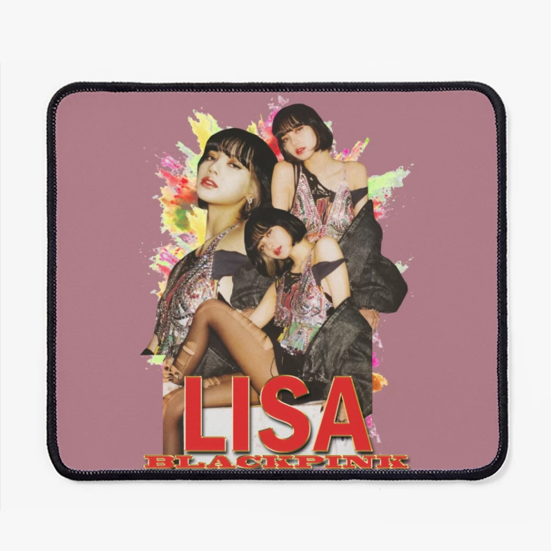 LISA from BLACKPINK: K-pop Fashion and Performance Mouse Pad