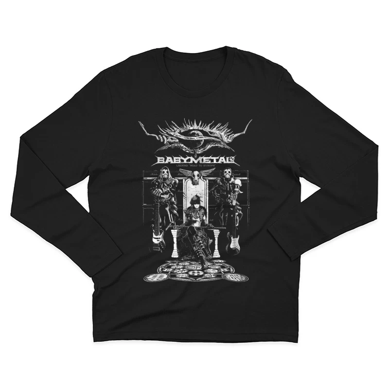 Babymetal Road to Europe Male Long Sleeve T-Shirt