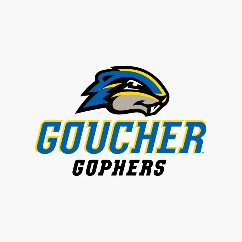 Goucher College Gopher Cotton Tote Bag
