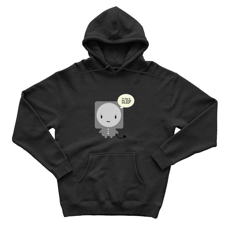 Personnage mignon disant l'heure de dormir Homme Sweat à capuche
