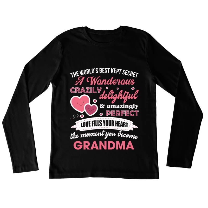 Le Secret Merveilleux d'une Grand-mère Femme Manches Longues T-Shirt