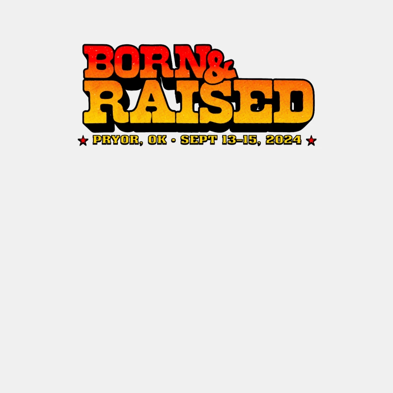 BORN AND RAISED FESTIVAL 2024 Male Tank Top