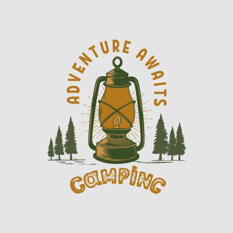Campingabenteuer mit Laternenlicht Herren Pullover Hoodie