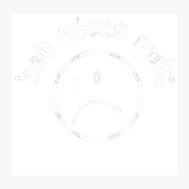 Bad Vibes Only 2 ††† Throw Pillow