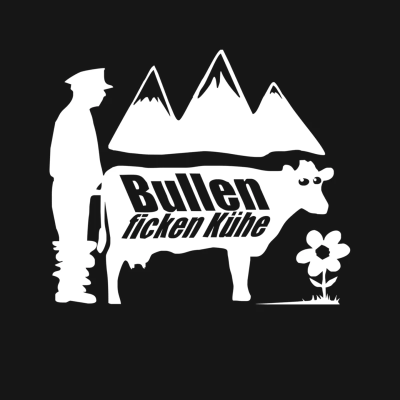 Bullen ,sprüche,party,acab,,fun,lustig Mouse Pad