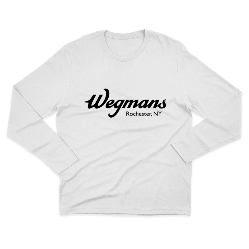 Wegmans Supermarket Logo from Rochester, New York Male Long Sleeve T-Shirt