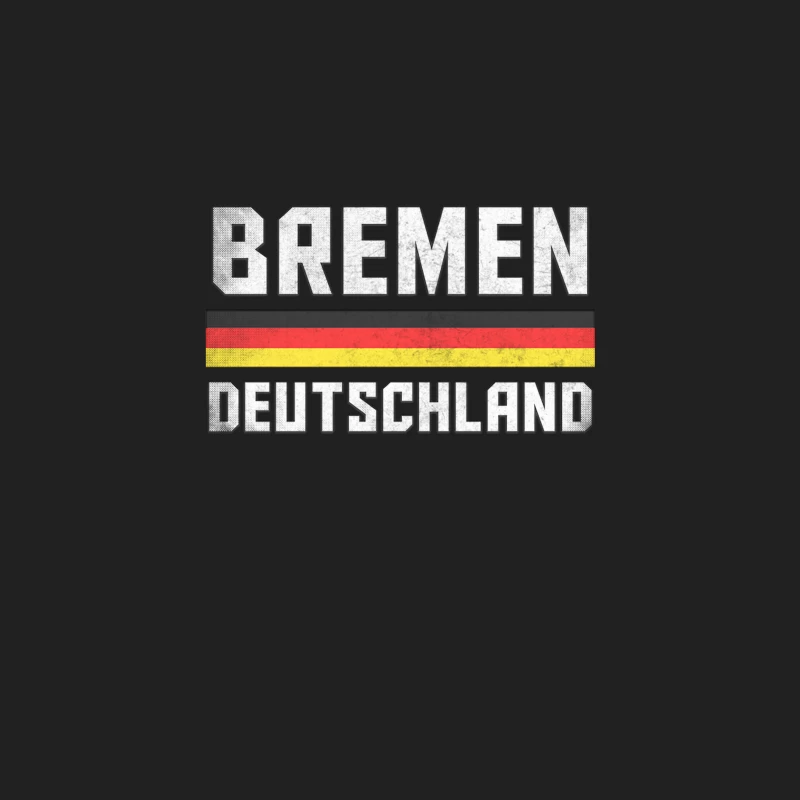 Bremen  Germany Faded Style Region Design Bucket Hat