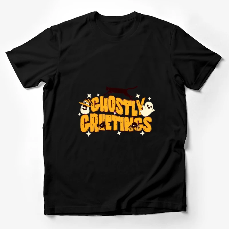 Salutations Fantomatiques avec Design d'Halloween Homme T-Shirt