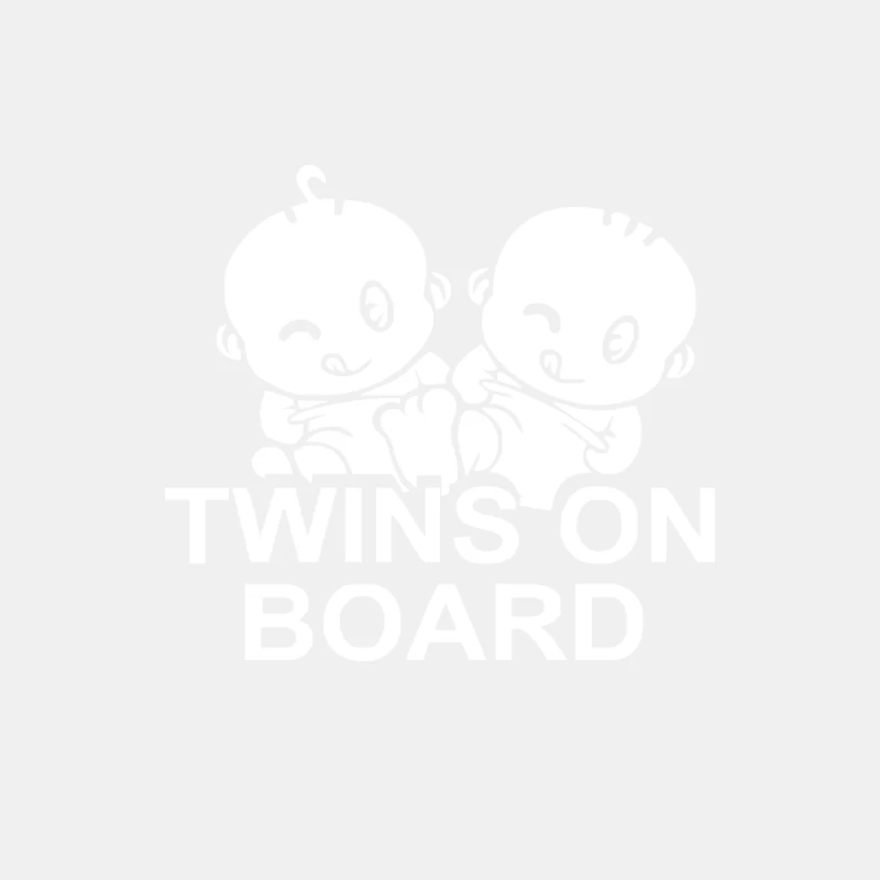 Twins on Board! Male Tank Top