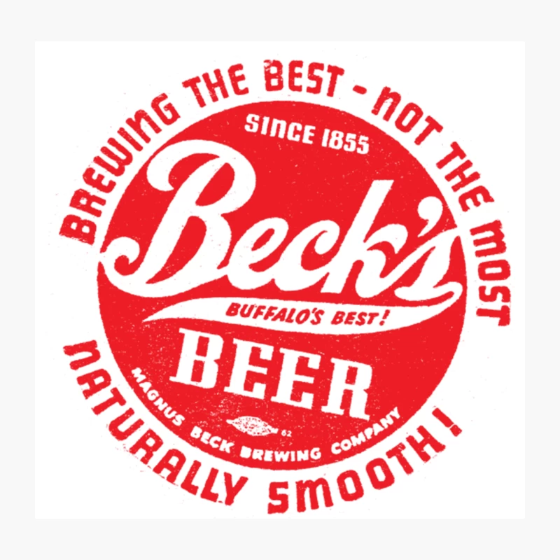 Becks Beer Throw Pillow