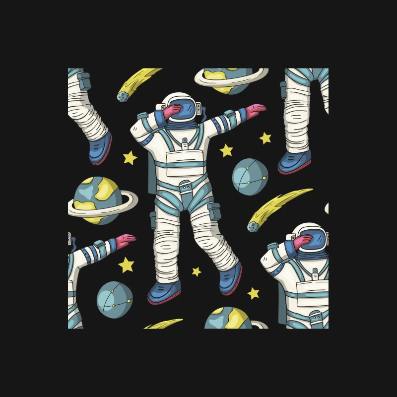 Weltraum-Abenteuer mit Astronauten Herren T-Shirt