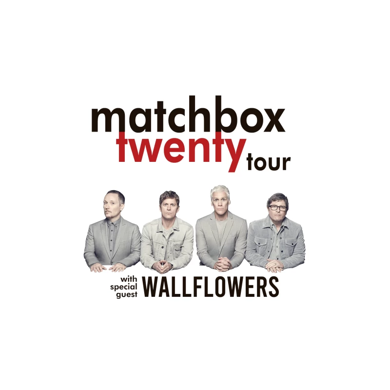 MATCHBOX TWENTY, THE WALLFLOWERS TOUR 2020 FRONT Tapestry