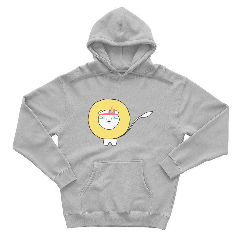 Lion mignon avec bandeau Homme Sweat à capuche