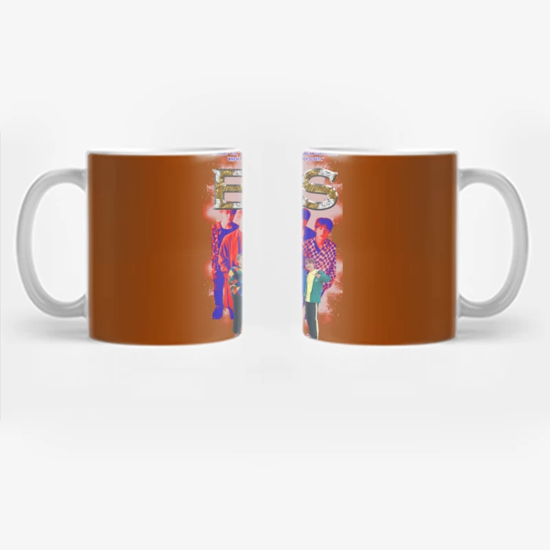 BTS Group Members and Name Meaning Coffee Mug