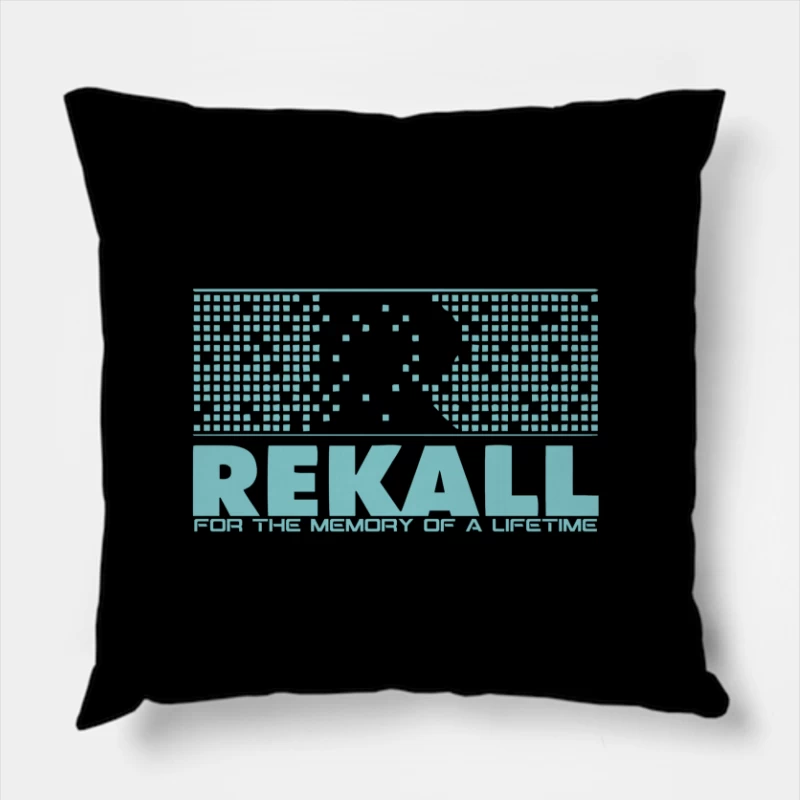 Rekall logo Throw Pillow