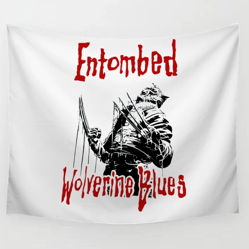 Entombed Wolverine Blues Retro Tapestry