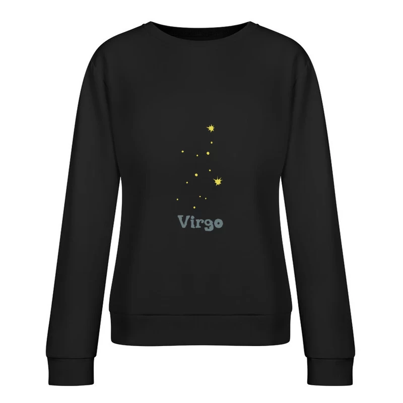 Sternbild Virgo Damen Pullover Sweatshirt