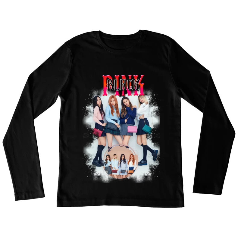 K-pop Girl Group Fashion Female Long Sleeve T-Shirt