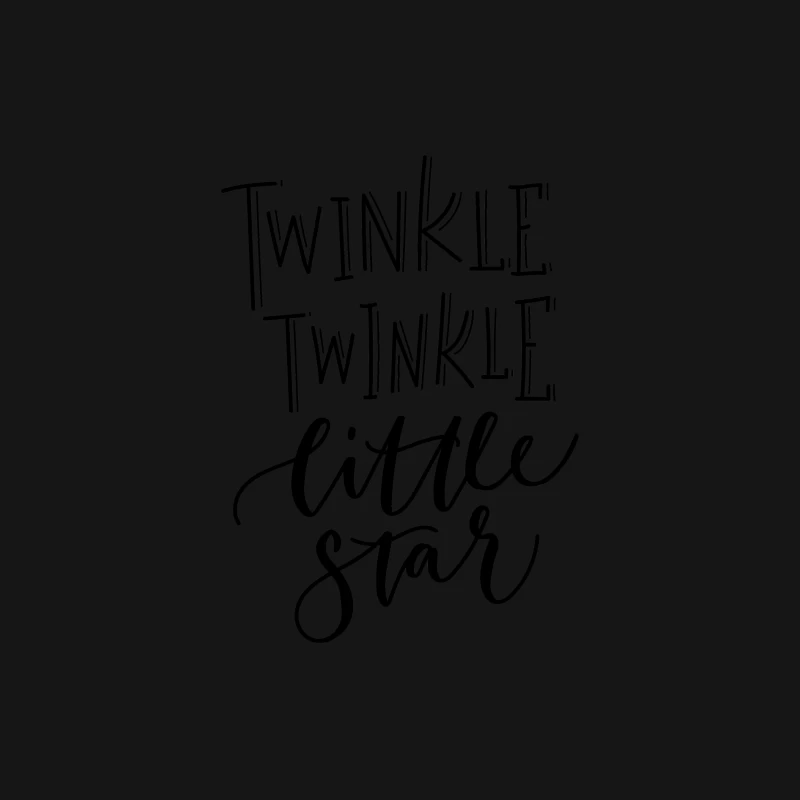Texte artistique inspiré de Twinkle Twinkle Little Star Homme Manches Longues T-Shirt