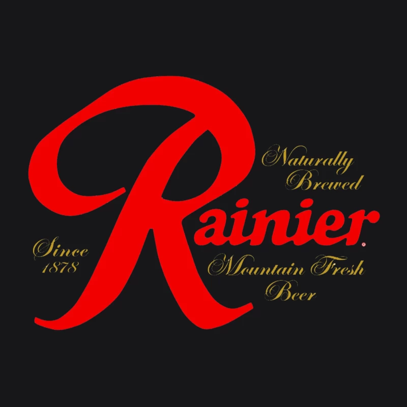 rainier brewing company 2 Male Pullover Hoodie