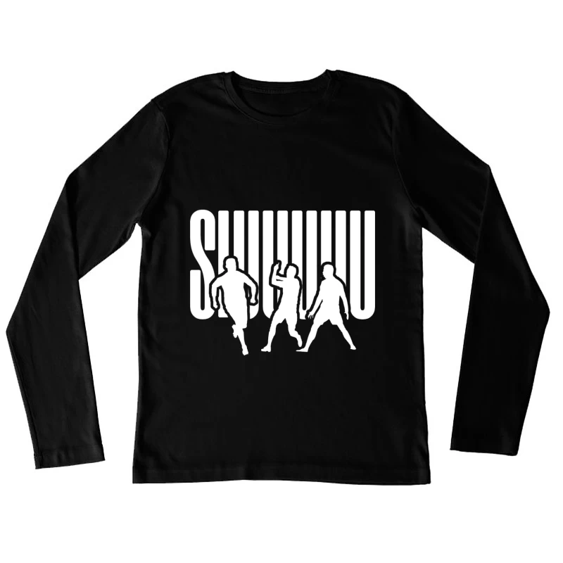 Dancing Silhouettes in Motion Female Long Sleeve T-Shirt