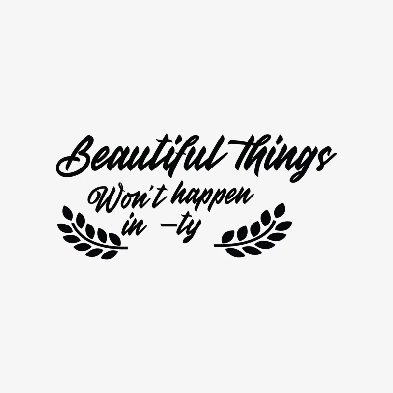 Citation inspirante sur les belles choses Homme Sweat-shirt à enfiler