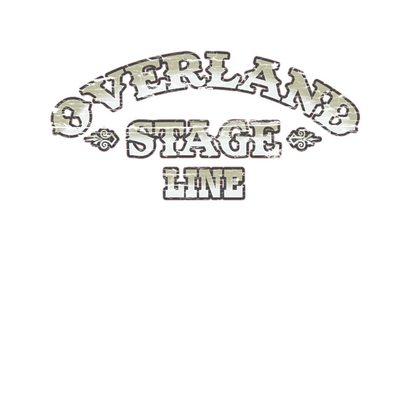 Overland Stage Line, weather board distressed Tapestry