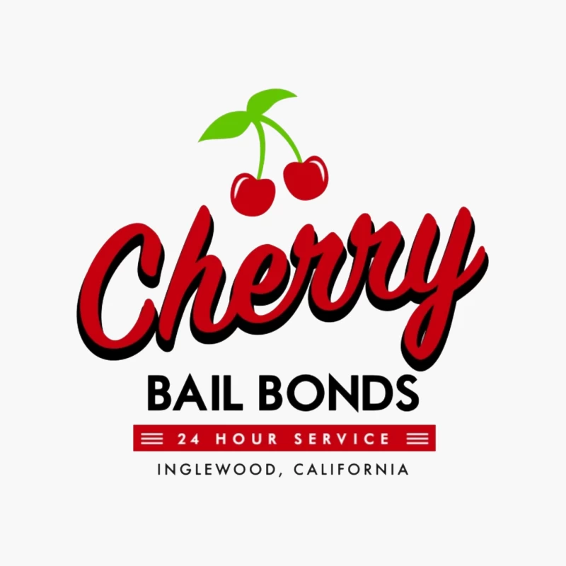 Cherry Bailbonds Cotton Tote Bag