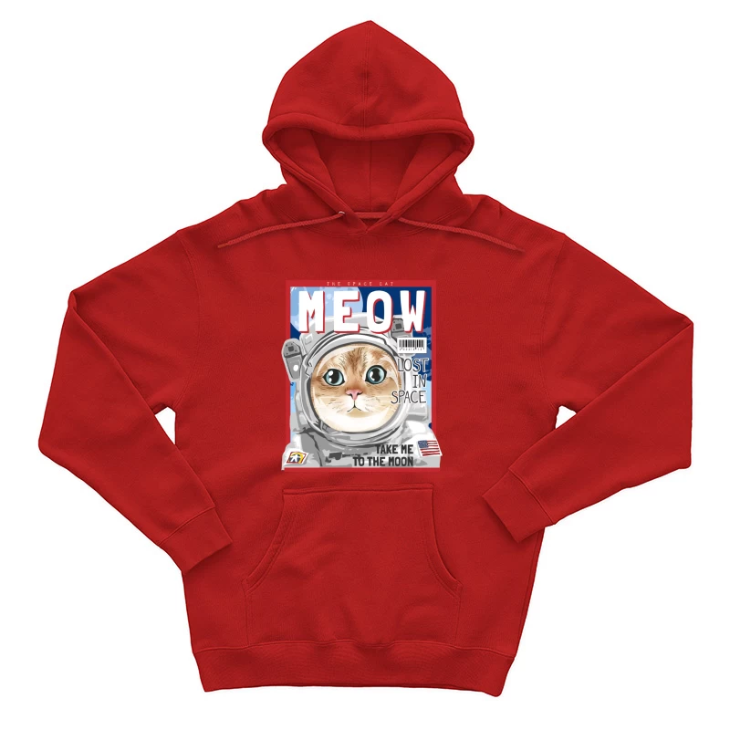 Weltraumkatze auf dem Titel des Magazins Herren Pullover Hoodie