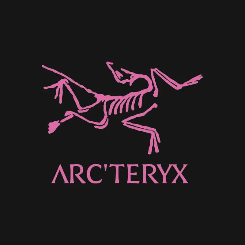 Archeopteryx Logo in Rosa Damen T-Shirt