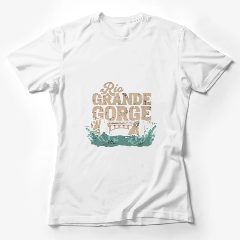 Rio Grande Gorge Abenteuer Damen T-Shirt
