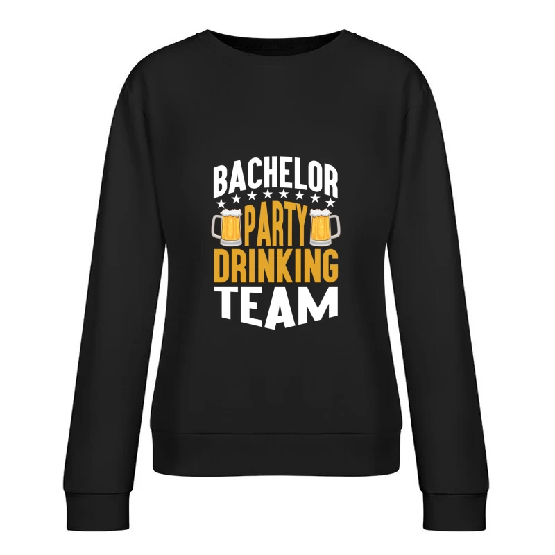 Junggesellenabschied Trinkteam Design Damen Pullover Sweatshirt