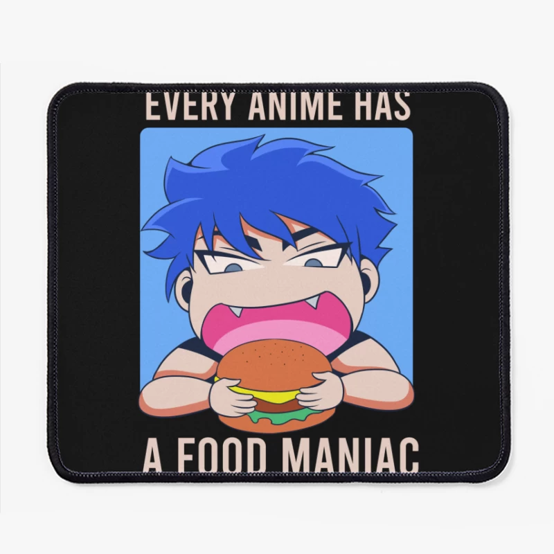 Food Maniac in Anime Mouse Pad