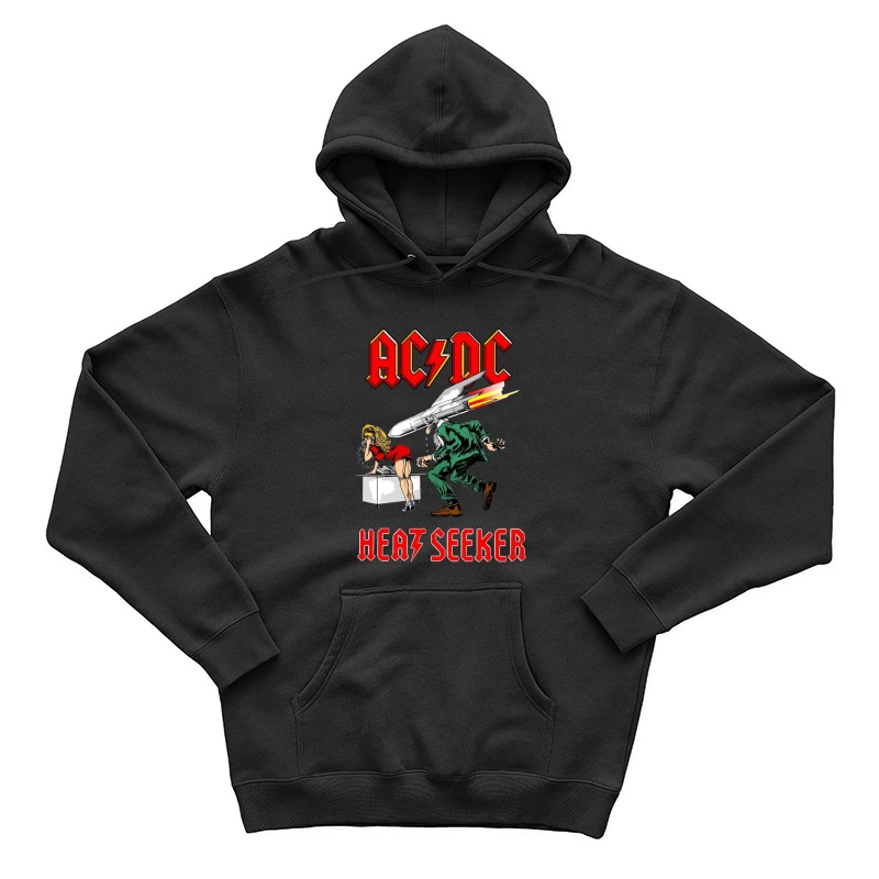 Retro Rock - AC/DC HEATSEEKER Male Pullover Hoodie